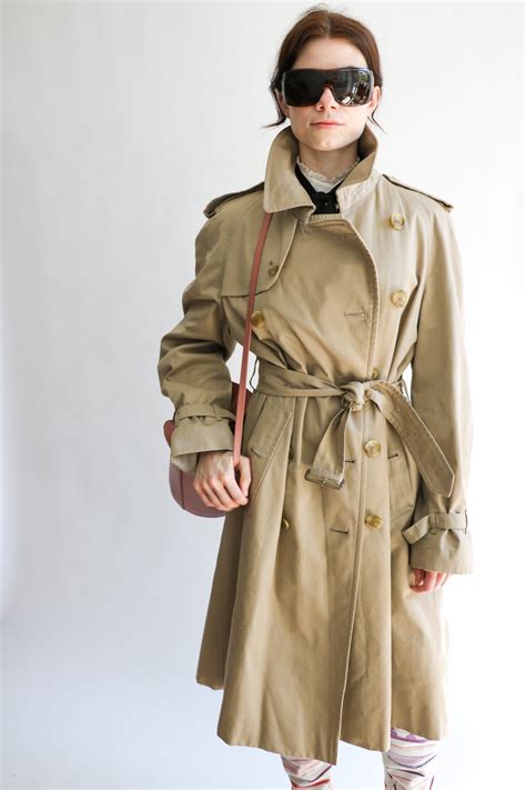 vintage burberry coat for sale|authentic burberry trench coat.